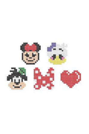 Disney Minnie Mouse Boncuk Aktivite ve Oyuncak Seti 5 Figür-Pixel Pixel B16-04