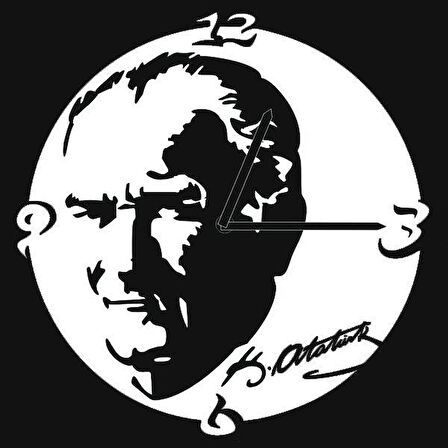 Atatürk Saat (Clock) Kum Boyama Seti-Red Castle S-0009