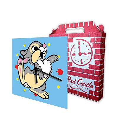Disney Thumper Saat (Clock) Kum Boyama Seti-Red Castle S-0019