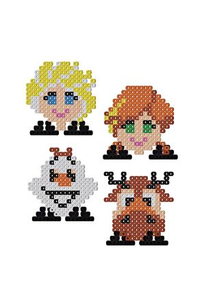 Pixel Pixel Boncuk Aktivite ve Oyuncak Seti-Disney Frozen 1000 Boncuk BB16-01