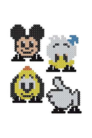 Pixel Pixel Boncuk Aktivite ve Oyuncak Seti-Disney Mickey Mouse 1000 Boncuk BB16-03