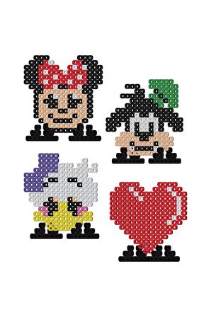 Disney Minnie Mouse Boncuk Aktivite ve Oyuncak Seti-Pixel Pixel BB16-04