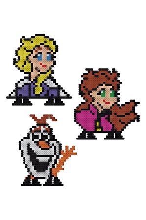 Pixel Pixel Boncuk Aktivite ve Oyuncak Seti-Disney Frozen 2000 Boncuk BB29-01