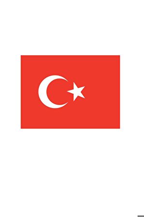 Türk Bayrağı 15 Adet Büyük Boy A4 Kum Boyama Kartı Seti-Red Castle KB-RC-153