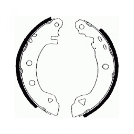 Fiat Arka Fren Balatası Pabuc R19 Expres Brava Bravo Marea - Braxıs Ac0016