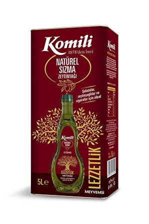 Komili Sızma Zeytinyağı 5 lt Teneke 