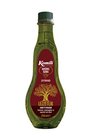 Komili Soğuk Lezzetler Natürel Sızma Zeytinyağı 250 ml