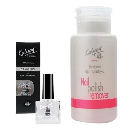 Kalyon Oje Koruyucu+Pompalı Aseton 200Ml