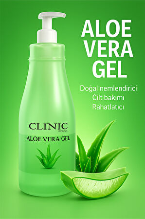 Aloe Vera Jel – Doğal Nemlendirici, Cilt Bakımı Ve Rahatlatıcı Etki - 1000 ml