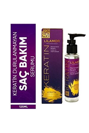 Lilamor Keratin Durulanmayan Saç Bakım Serumu 125 ml