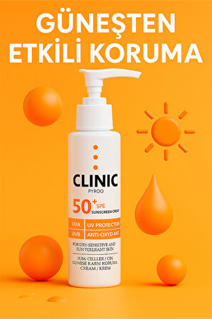 Güneşe Karşı Koruma Kremi 50 Spf Tüm Ciltlere Uygundur - 125 ML