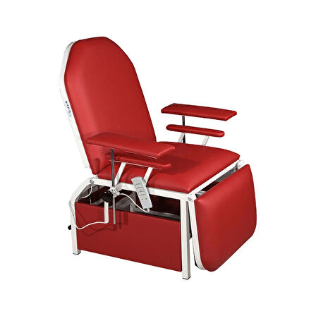 Kan Alma Koltuğu | Elektrik Motorlu, Antibakteriyel Döşeme, El Kumandalı E-220