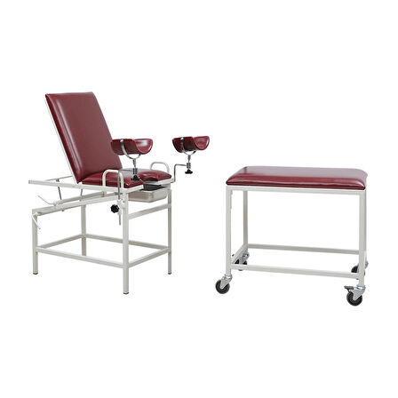 Doğum Masası | Trendelenburg Özellikli, ABS Tekerli, Ek Masalı, Antibakteriyel Döşemeli E-223