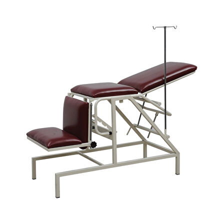 Proktoloji Muayene Masası | Mekanik Ayarlı, Serum Askılı, Antibakteriyel Döşemeli E-225