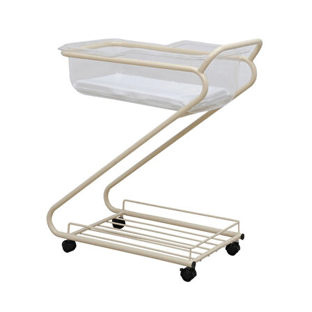 Bebek Kotu | Antibakteriyel Antistatik Pleksiglas Yapı ve Sepetli Tasarım E-283