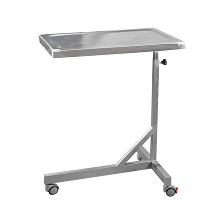Mayo Masası | Paslanmaz Çelik, Yükseklik Ayarlı, Antistatik Tekerlekli E-276