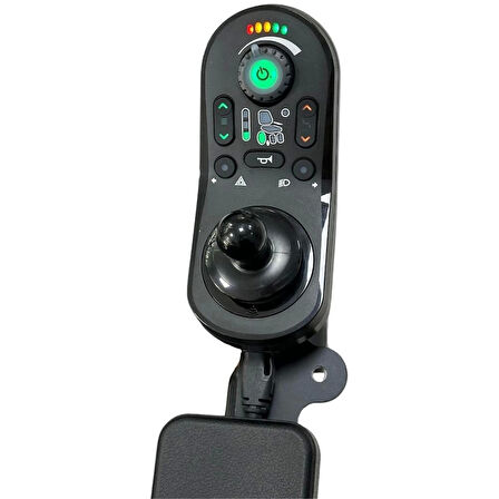 Poylin Fonksiyonel Akülü Tekerlekli Sandalye Turuncu | Ayarlanabilir Oturum Genişliği, 45 Km Menzil, Elektromanyetik Fren P267