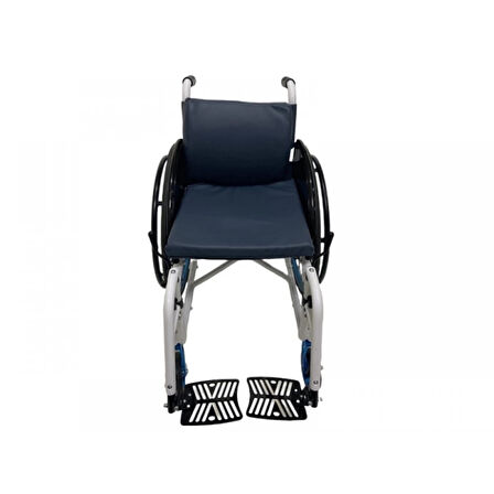 Poylin Aktif Özellikli Alüminyum Tekerlekli Sandalye | Havalı Arka Teker, Katlanabilir Hafif Gövde P145