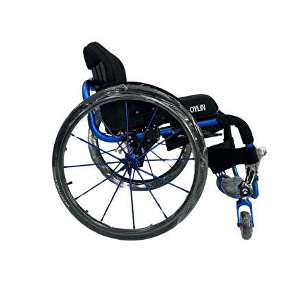 Poylin Aktif Tekerlekli Sandalye | Kişiye Özel Tasarım, Hafif Alüminyum Şase, 120 Kg Taşıma Kapasiteli P151