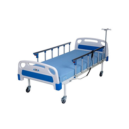 Azka Dual Motorlu Alümi̇nyum Korkuluklu Ekonomi̇k Hasta Karyolası DE03