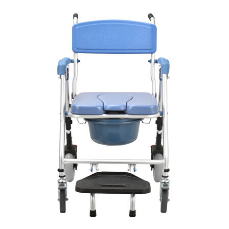 Respirox Banyo Özellikli Seyyar Tuvalet | Katlanabilir Pedallı, Hafif ve Frenli Tasarım RLTS-02