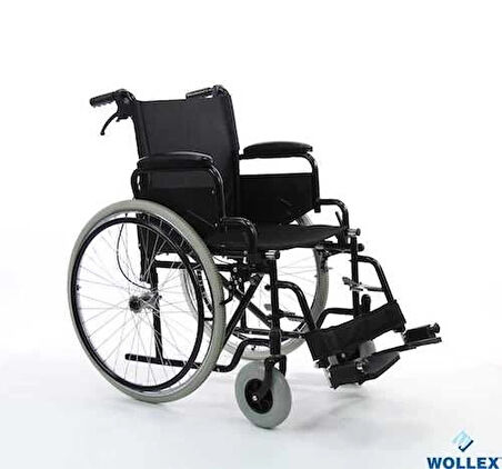 WOLLEX Manuel Tekerlekli Sandalye | Farklı Oturma Genişlikleri ve Refakatçi Frenli WG-M313