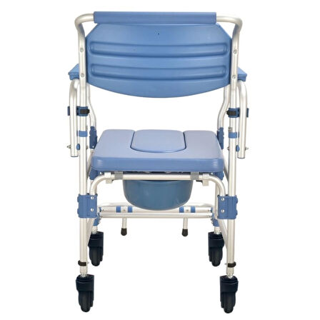 Poylin Alüminyum Banyo Tuvalet Sandalyesi | Hafif ve Dayanıklı Tasarım P610