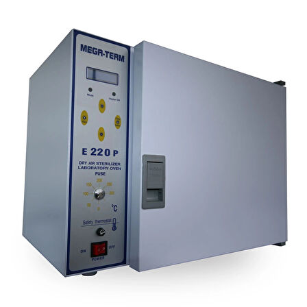 Mega Term Elektronik Programlı Sterilizatör | 22 Lt Dijital Kontrollü Güvenilir Cihaz E-220P