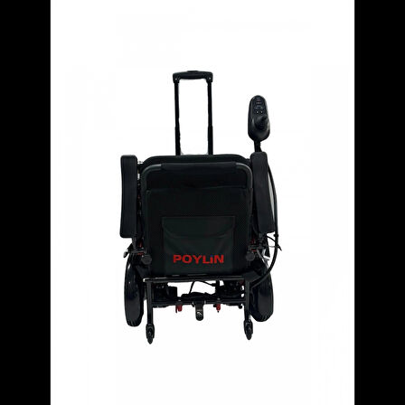 Poylin Akülü Tekerlekli Sandalye | Ultra Hafif Katlanabilir Alüminyum ve Lityum Pil P206S