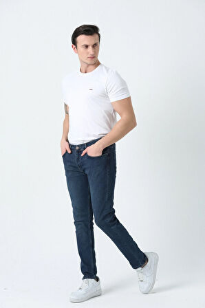 BROTHERS ERKEK SLIM FIT NORMAL BEL DÜZ PAÇA 5 CEPLİ ESNEK DENIM KUMAŞ JEAN KOT PANTOLON TİNT