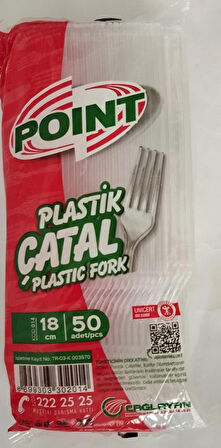 Plastik Çatal 50 pcs