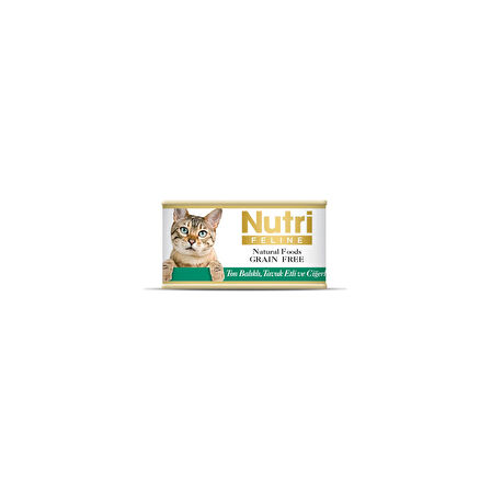 Tahılsız Ton Balıklı & Tavuk Etli & Ciğerli Yaş Kedi Maması 85 gr x 12 Adet