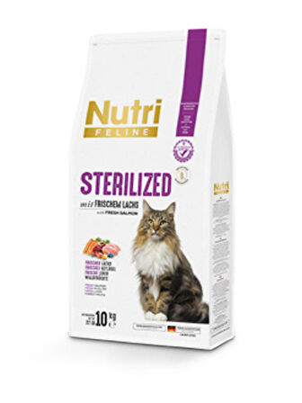 Adult Sterilised Kısırlaştırılmış Somonlu Yetişkin Kedi Maması 10 kg