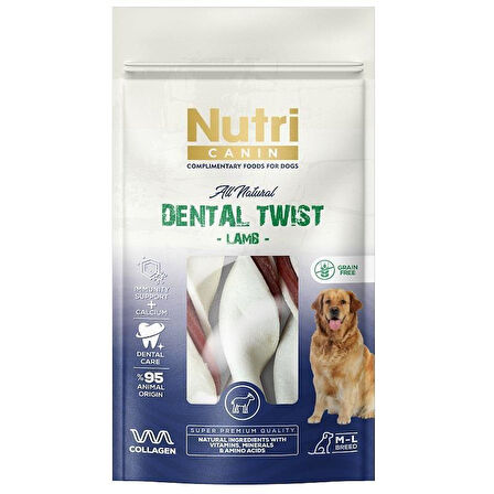 NUTRI CANIN KUZU ETLİ DENTAL KEMİK 120 GR