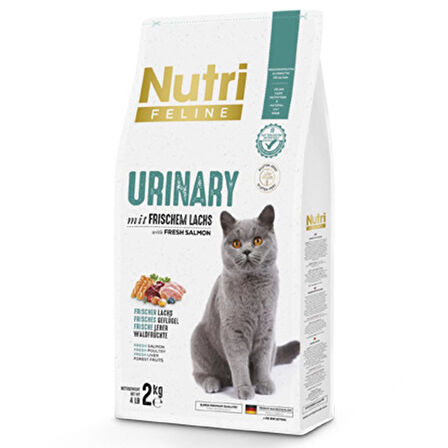 Nutri Feline 2Kg Yetişkin Somon Etli  Adult Urinary Kedi Maması