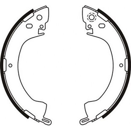 Mitsubıshı Ticarı Arka Fren Balatası Pabuc L300 1990 2008 L200 1986 1996 - Braxıs Ac0022