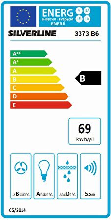 Silverline Misto 3373 Duvar Tipi 60 CM Davlumbaz