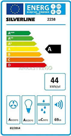 Silverline 2238 Retro Duvar Tipi 90 CM Davlumbaz Bej