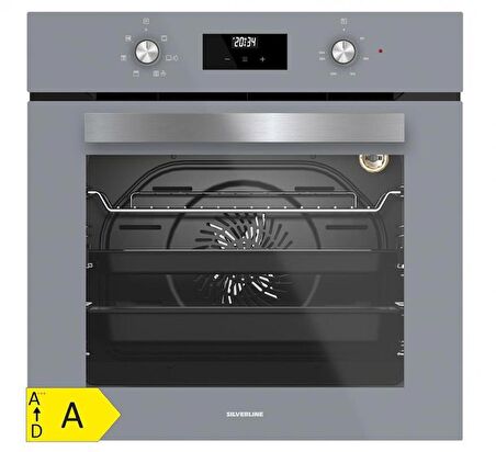 Silverline BO6502S02 S2 Ankastre Fırın Gri