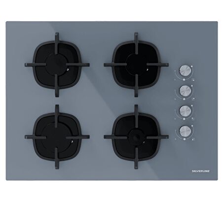 Silverline CS5610S01 Ankastre Ocak Gri