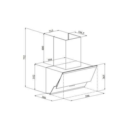 Silverline 3490 OSLO 60 Cm Gri Davlumbaz