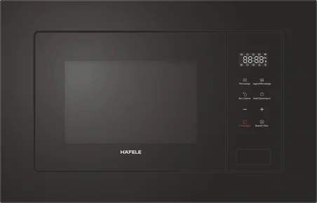Häfele Luce Mikrodalga Fırın 60 cm 20 L Izgara Fonksiyonlu Siyah