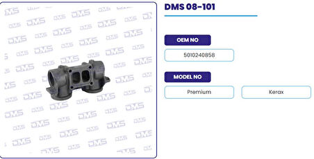 Renault Truck Egzoz Manıfoldu Orta Renault Truck Premium - Demosan 08-101