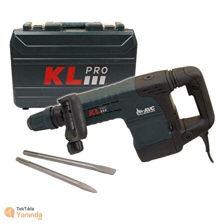 KLPRO KLKR1100M 1500Watt 25J 10Kg Profesyonel SDS-Max Kırıcı