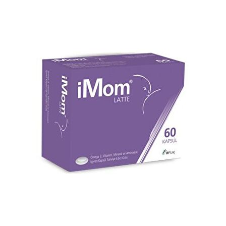 iMom Latte Omega 3 Takviye Edici Gıda 60 Kapsül