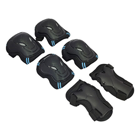 Cool Wheels Çocuk Scooter & Paten Koruma Seti – Kaliteli Dizlik ve Dirseklik Seti (S) Mavi FR37715