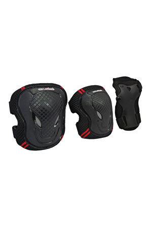 Cool Wheels Çocuk Scooter & Paten Koruma Seti – Kaliteli Dizlik ve Dirseklik Seti (S) Kırmızı FR37715