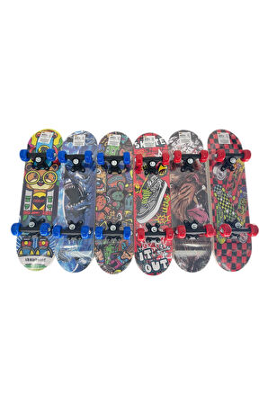 F-Sports 45 cm Zımparalı Ahşap Tahta Kaykay – Küyük Boy/Başlangıç FR37722