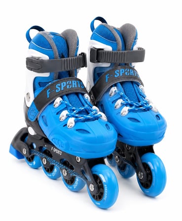 Arlina Home Kids Paten Mavi 35-38 Ayarlanabilir LED Işıklı