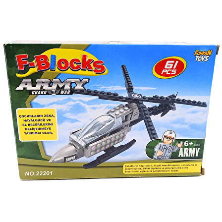 F-Blocks Asker Seri 61 Parça Lego Seti